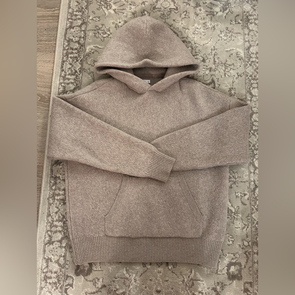 TNA Beige Hoodie Sweater